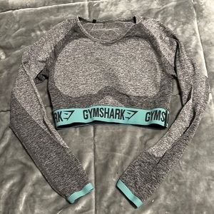Gym Shark crop top and tights (low rise) set + a free gift